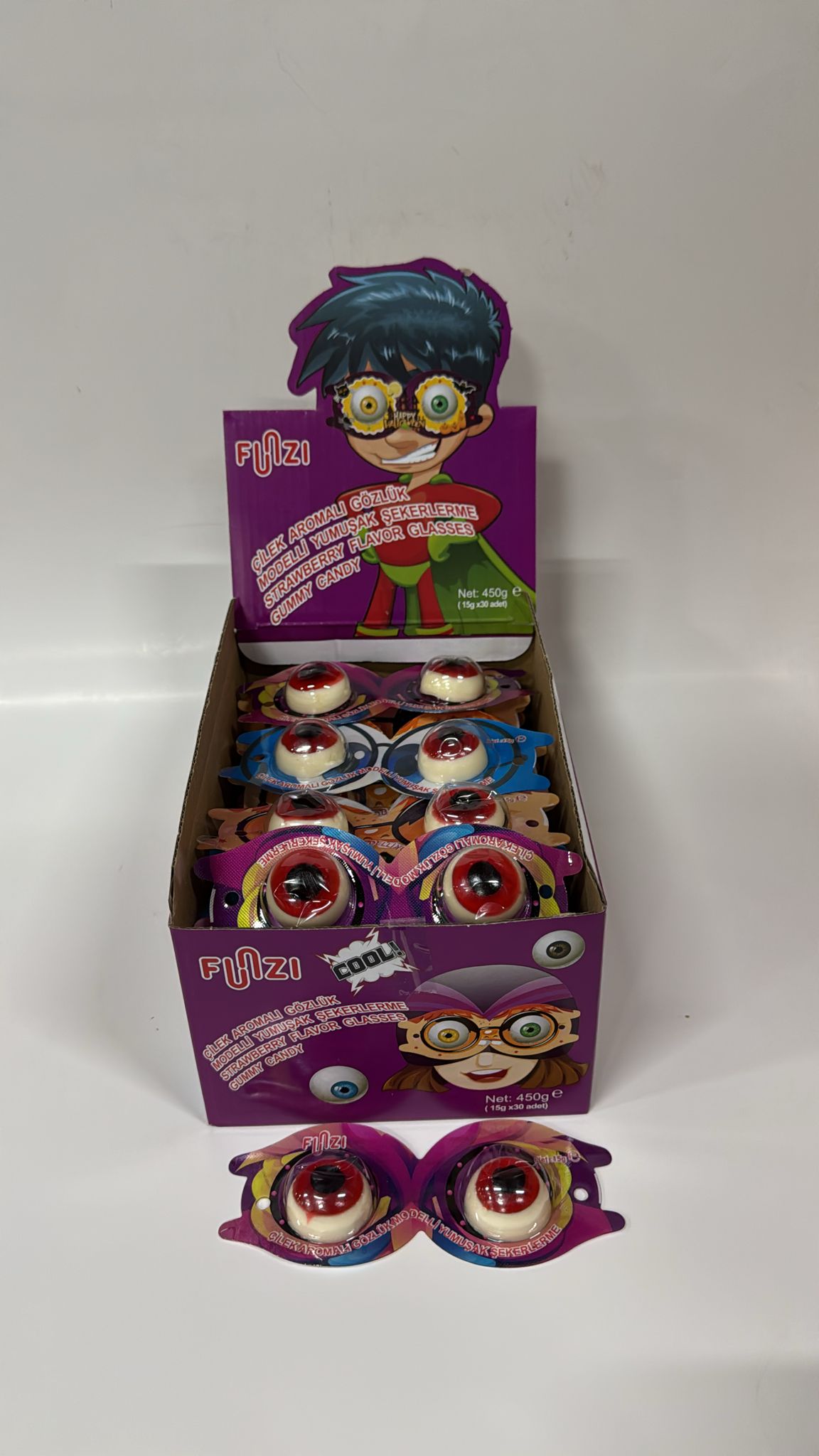 Funzi Gözlüklü Maske 15 gr 12x30 adet